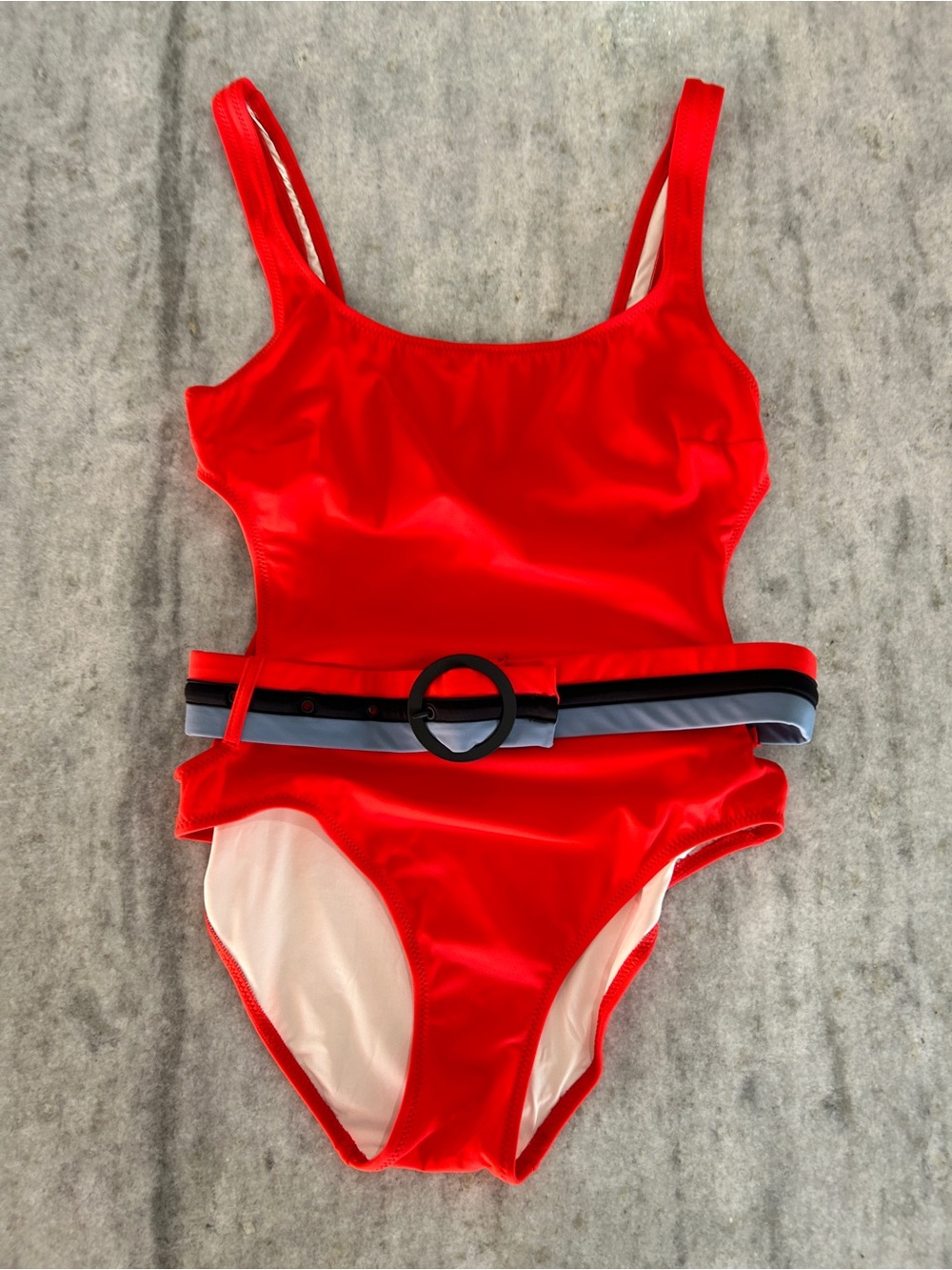 Solid and Striped The Joan One Pc Red Size M